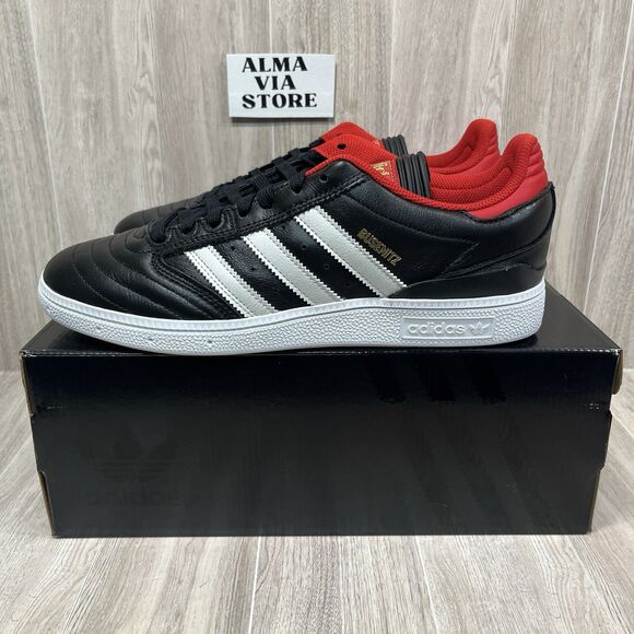 adidas Originals Busenitz Shoes IF4620 Core Black Metalic Scarlet Men’s Sz 9.5 main image 5